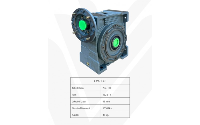 CVK 130 SONSUZ VİDA REDÜKTÖR