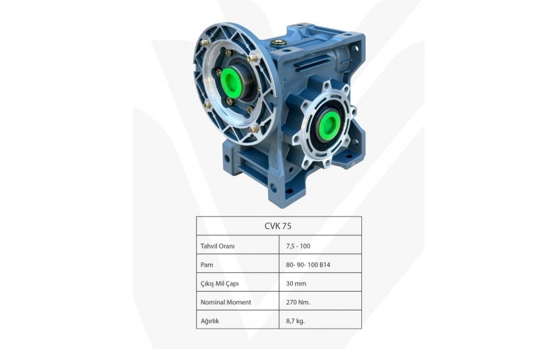 CVK 075 SONSUZ VİDA REDÜKTÖR
